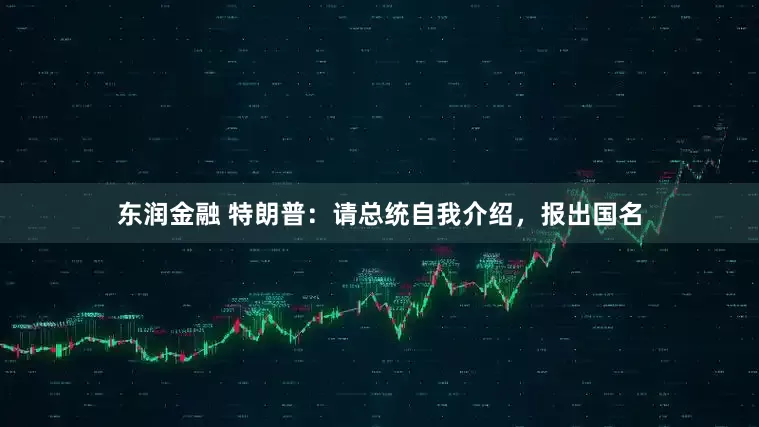 东润金融 特朗普：请总统自我介绍，报出国名
